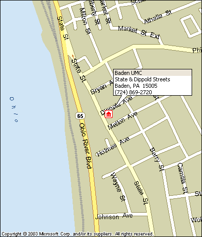 Map to BUMC